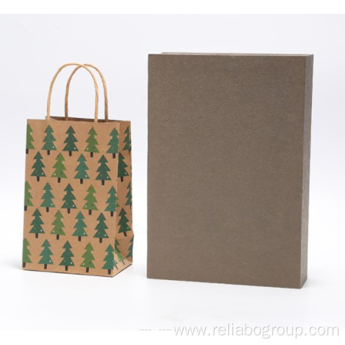 Customized brown kraft paper bags